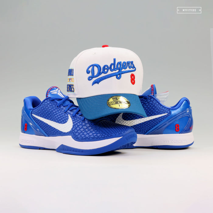 LOS ANGELES DODGERS 2020 WORLD SERIES KOBE BRYANT HOME JERSEY INSPIRED NEW ERA FITTED CAP