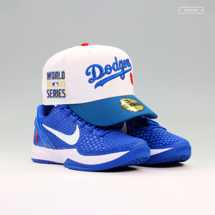 LOS ANGELES DODGERS 2020 WORLD SERIES KOBE BRYANT HOME JERSEY INSPIRED NEW ERA FITTED CAP