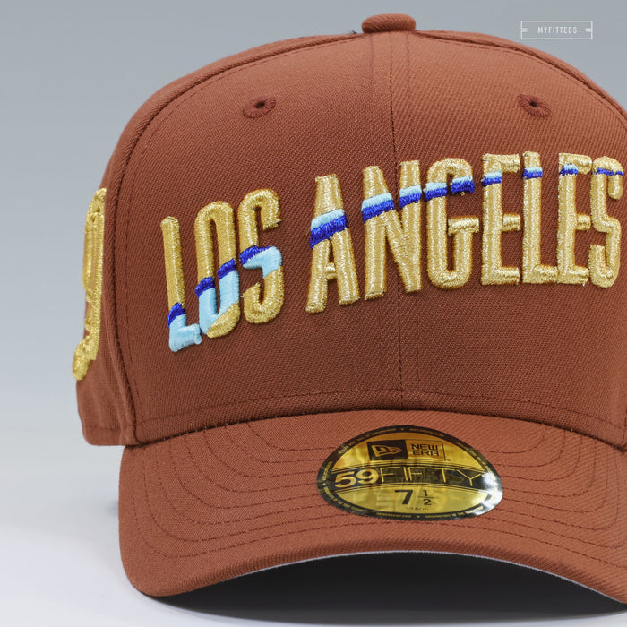 LOS ANGELES DODGERS CITY CONNECT DUBAI CHOCOLATE INSPIRED NEW ERA FITTED CAP