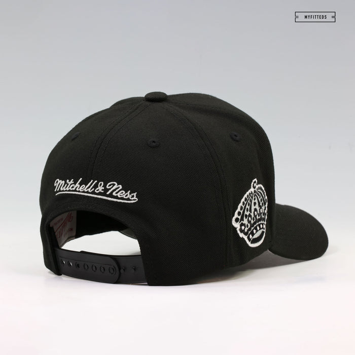 LOS ANGELES KINGS NHL DOUBLE CLUTCH PRO PINCH FIT MITCHELL & NESS SNAPBACK HAT