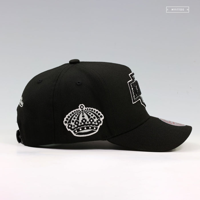 LOS ANGELES KINGS NHL DOUBLE CLUTCH PRO PINCH FIT MITCHELL & NESS SNAPBACK HAT