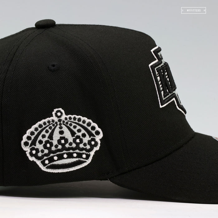 LOS ANGELES KINGS NHL DOUBLE CLUTCH PRO PINCH FIT MITCHELL & NESS SNAPBACK HAT