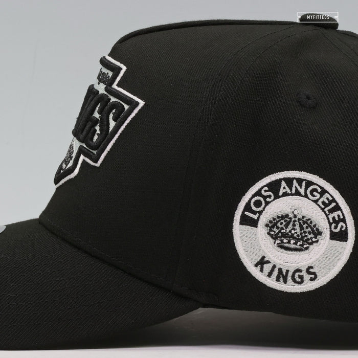 LOS ANGELES KINGS NHL DOUBLE CLUTCH PRO PINCH FIT MITCHELL & NESS SNAPBACK HAT