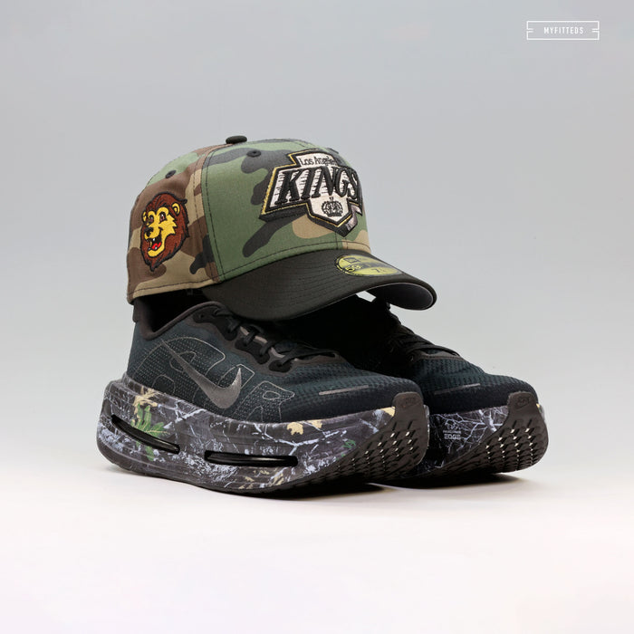 LOS ANGELES KINGS PENDANT WOODLAND CAMO BAILEY THE MASCOT NEW ERA FITTED CAP