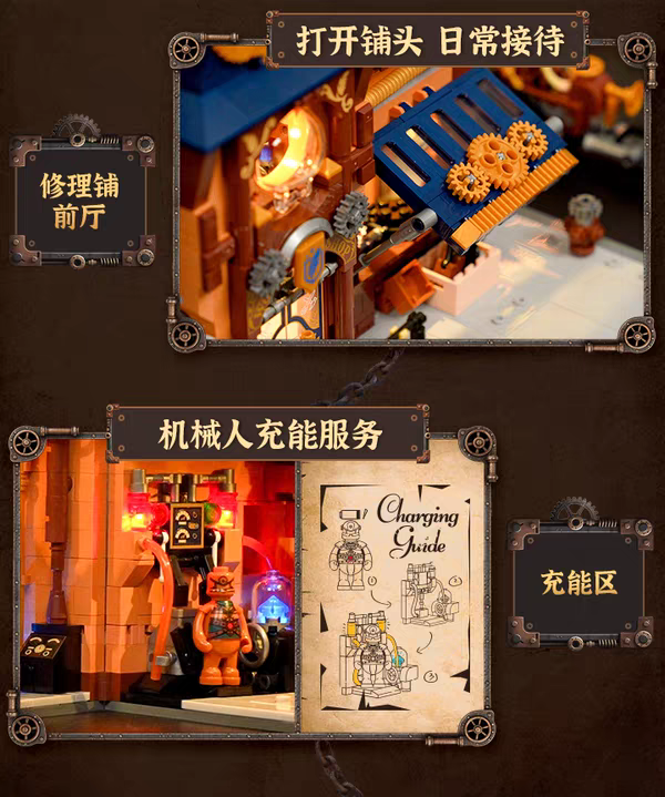 Lumibricks 11015 Machinery repair shop