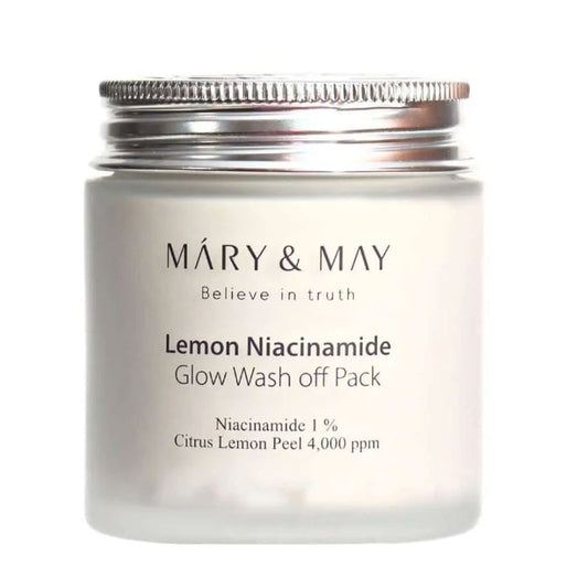 Mary & May vegan Lemon Niacinamide Glow Wash Off Pack 125ml / 4.23 fl. oz.