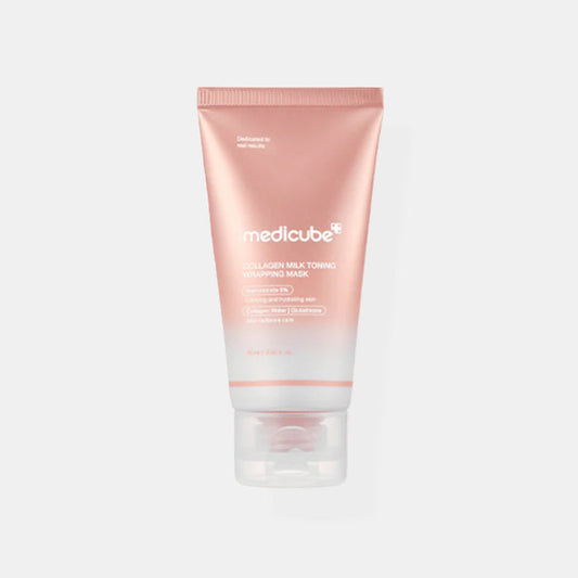 medicube Collagen Milk Toning Wrapping Mask firming collagen wrap mask for smooth skin