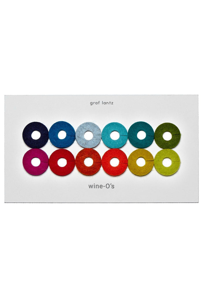 Merino Wool Wine-O Wine Markers-Graf Lantz-ECOVIBE
