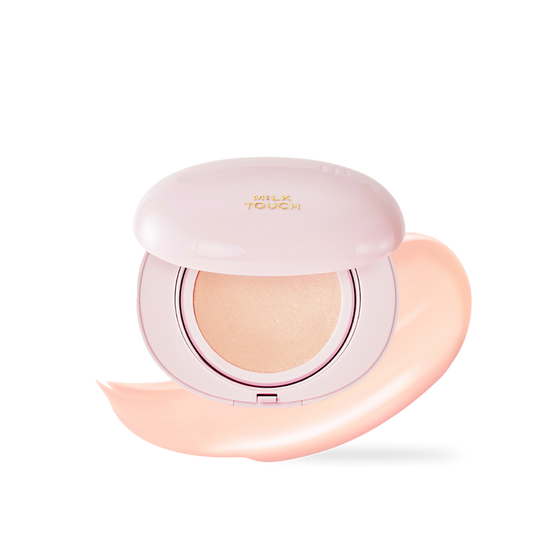 [milktouch] All-day Skin Fit Milky Glow Cushion 15g #19C Rosy Ivory-Luxiface.com