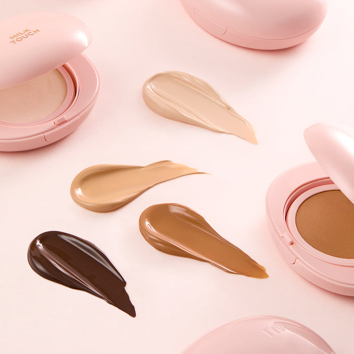[milktouch] All-day Skin Fit Milky Glow Cushion #23W Vanilla Beige 15g-Luxiface.com