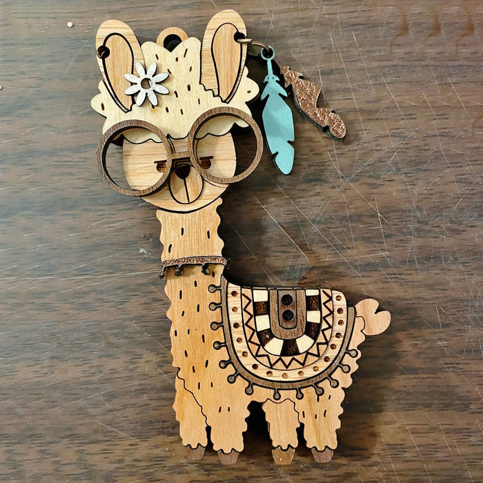 Millennimal Keychain - Journi the Llama