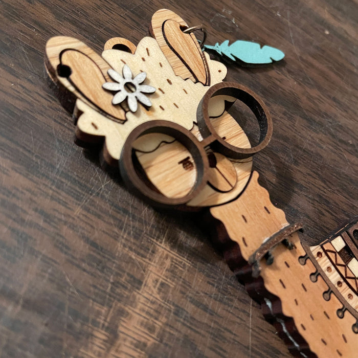 Millennimal Keychain - Journi the Llama