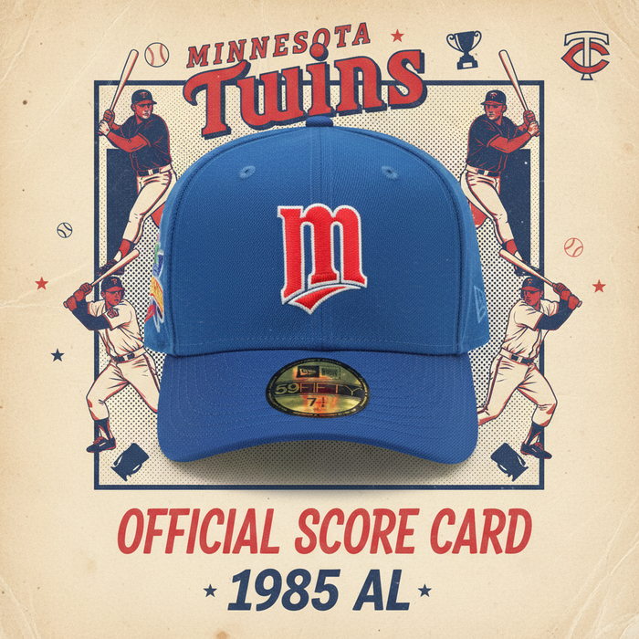 Vintage Minnesota Twins Program Cap Image - Centered Hat