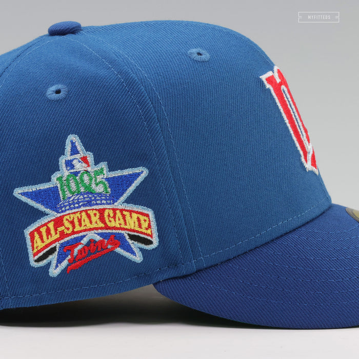 MINNESOTA TWINS 1985 MLB ALL-STAR GAME RETRO VINTAGE TWO TONE NEW ERA FITTED CAP