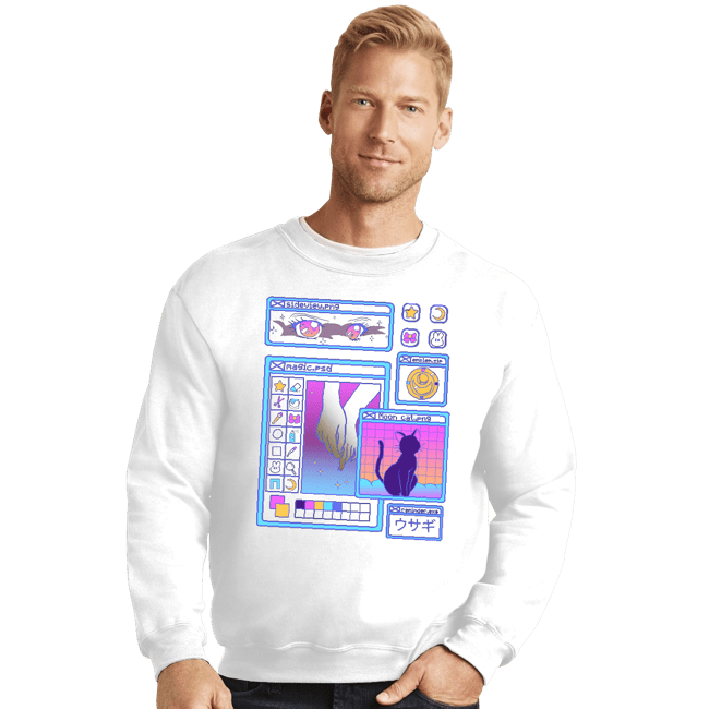 Crewneck Sweater, Unisex / Small / White