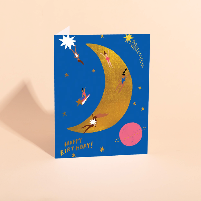 MOON LANDING - Birthday Card