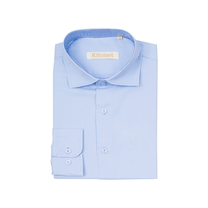 MSH93000 Solid Light Blue Cotton