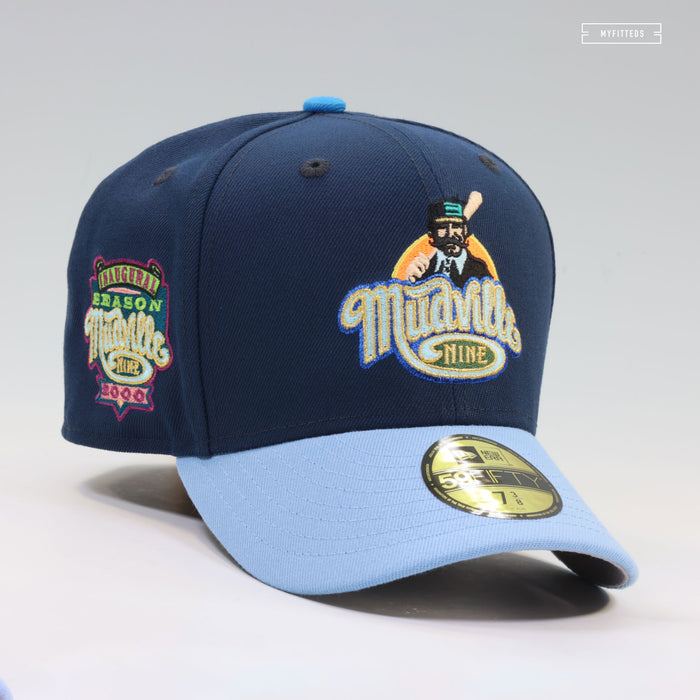 MUDVILLE NINE 2000 INAUGURAL SEASON FREESTYLE WITH COLORS NEW ERA FITTED CAP