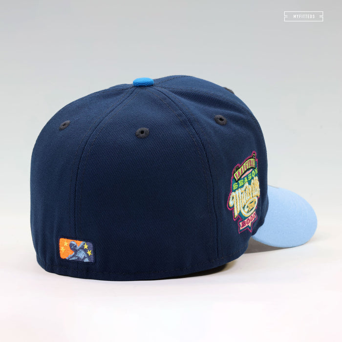 MUDVILLE NINE 2000 INAUGURAL SEASON FREESTYLE WITH COLORS NEW ERA FITTED CAP