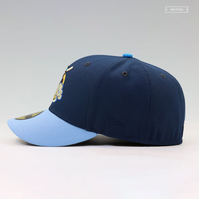 MUDVILLE NINE 2000 INAUGURAL SEASON FREESTYLE WITH COLORS NEW ERA FITTED CAP