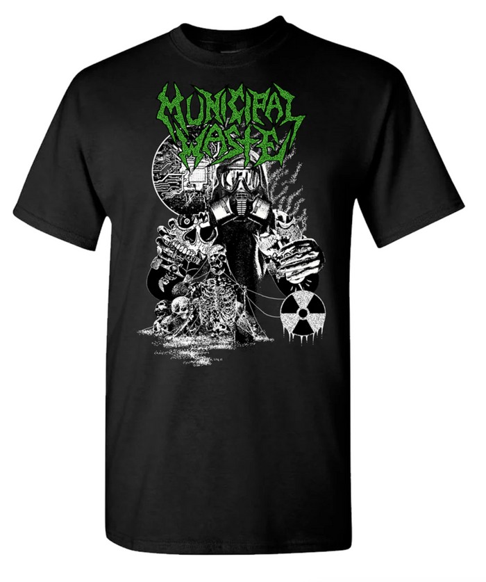 Municipal Waste "Biotech Gasmask" T-Shirt