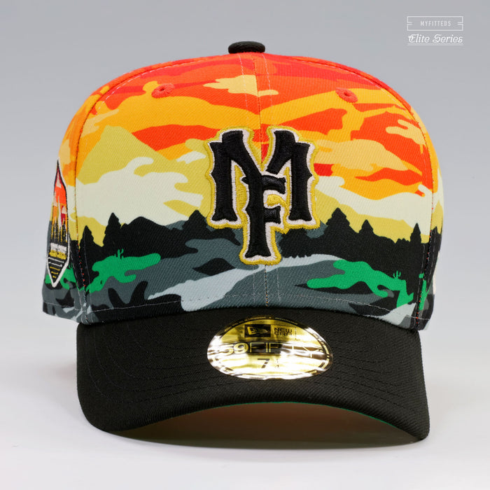 MYFITTEDS X RUSSETSUNSET 001 LANDSCAPE CAMOUFLAGE ELITE SERIES NEW ERA FITTED CAP