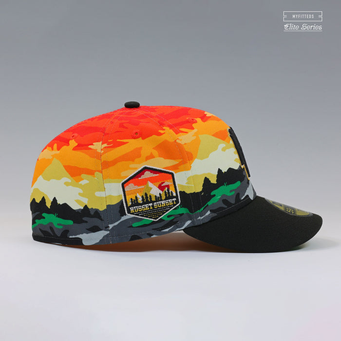MYFITTEDS X RUSSETSUNSET 001 LANDSCAPE CAMOUFLAGE ELITE SERIES NEW ERA FITTED CAP