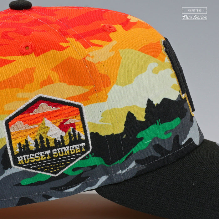 MYFITTEDS X RUSSETSUNSET 001 LANDSCAPE CAMOUFLAGE ELITE SERIES NEW ERA FITTED CAP
