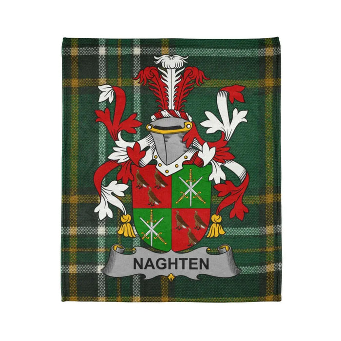 Naghten Family Crest Coat of Arms Tartan