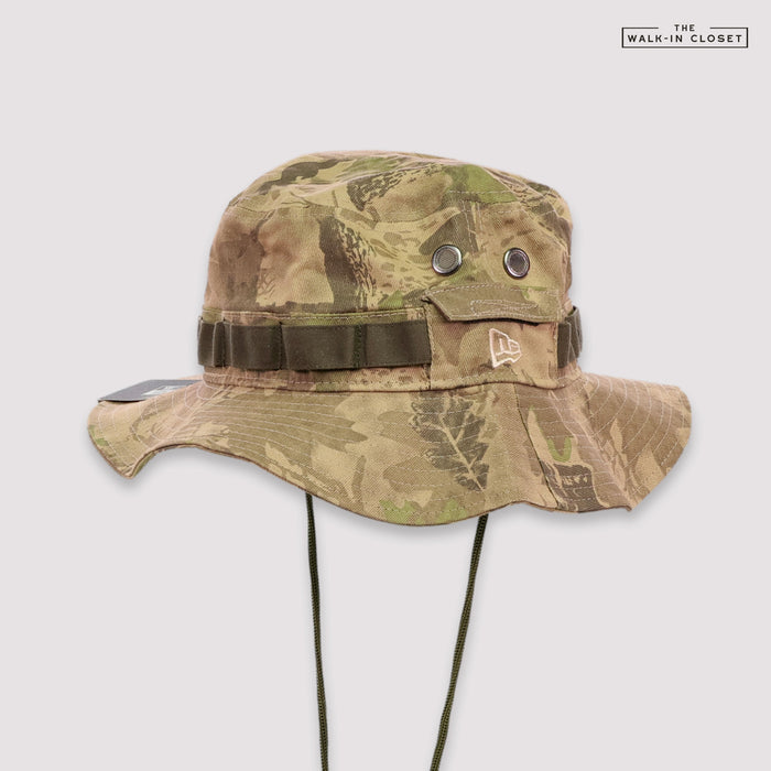 NEW ERA LEAF CAMOUFLAGE BUCKET FISHERMAN HAT