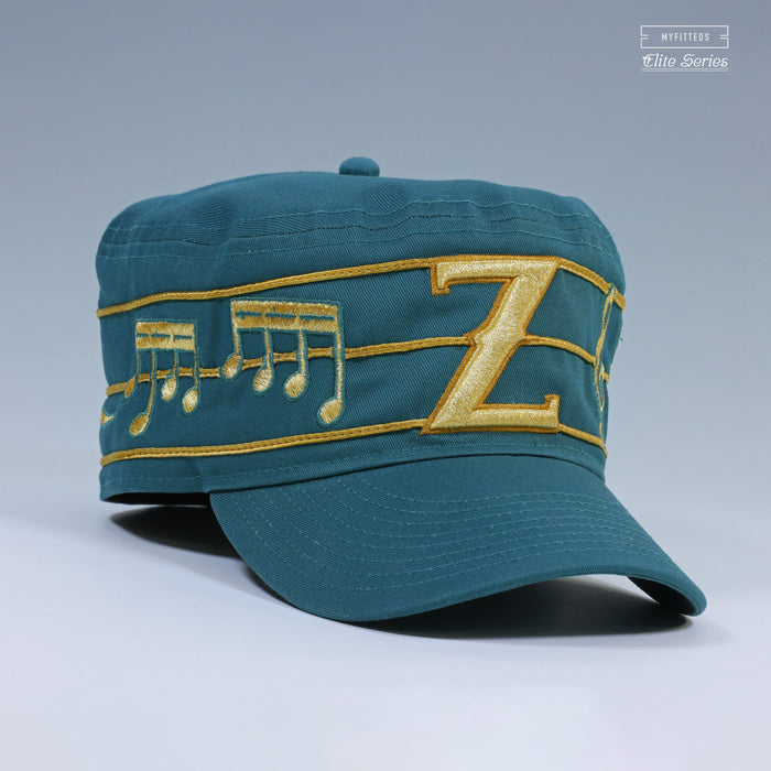 NEW ORLEANS ZEPHYR ELITE SERIES THE LEGEND OF ZELDA MUSIC NOTES INSPIRED NEW ERA PILLBOX HAT