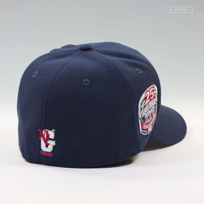 NEW YORK GIANTS SUPER BOWL XXV 25TH ANNIVERSARY GITD NIGHTSHADE NEW ERA FITTED CAP