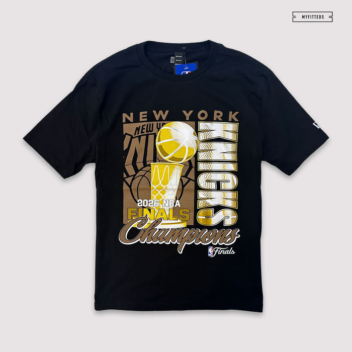NEW YORK KNICKS 2026 NBA FINALS CHAMPIONS NEW ERA T-SHIRT