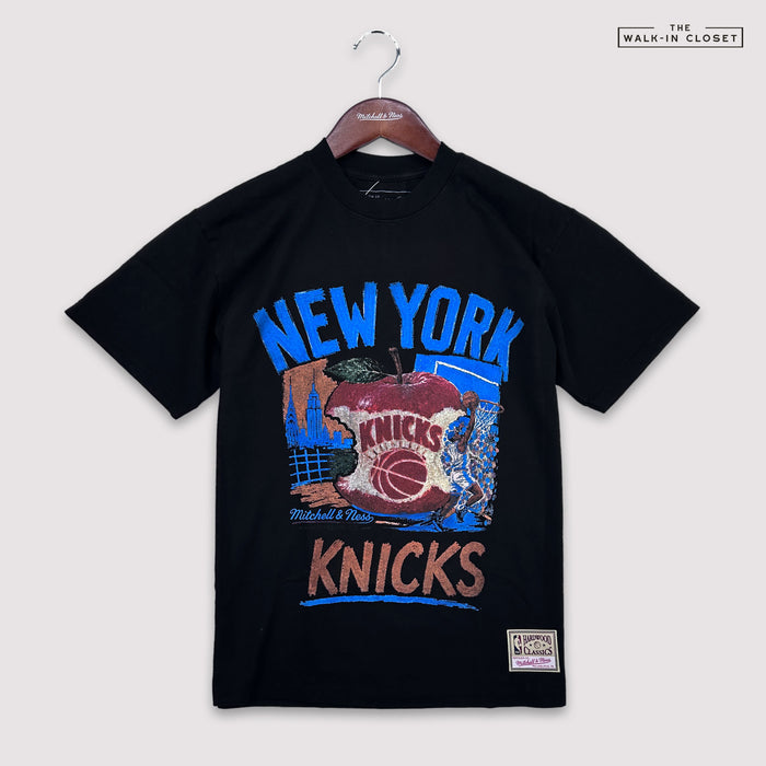 NEW YORK KNICKS CONCRETE APPLE 2026 NBA FINALS COMMEMORATIVE MITCHELL & NESS T-SHIRT