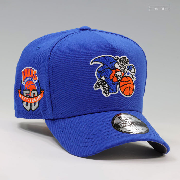 NEW YORK KNICKS NBA HARDWOOD CLASSICS 50TH ANNIVERSARY 9FIFTY A-FRAME NEW ERA SNAPBACK