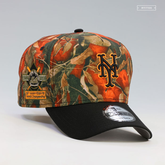 NEW YORK METS 1986 WORLD SERIES 30TH ANNIVERSARY LEAF CAMO 9FIFTY A-FRAME NEW ERA SNAPBACK HAT