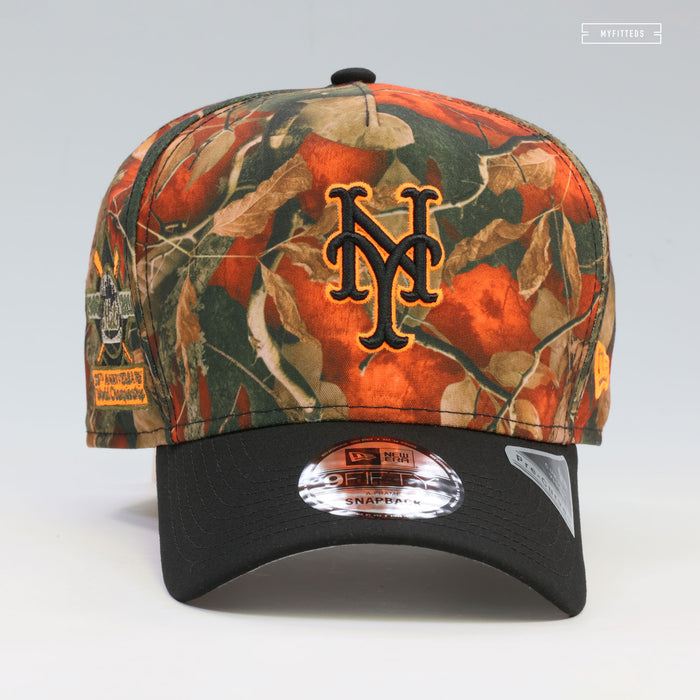 NEW YORK METS 1986 WORLD SERIES 30TH ANNIVERSARY LEAF CAMO 9FIFTY A-FRAME NEW ERA SNAPBACK HAT