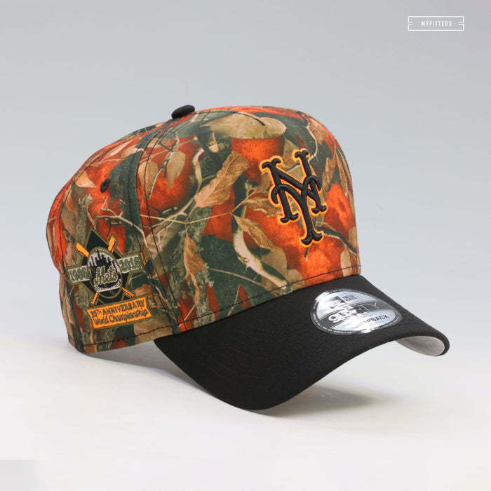 NEW YORK METS 1986 WORLD SERIES 30TH ANNIVERSARY LEAF CAMO 9FIFTY A-FRAME NEW ERA SNAPBACK HAT