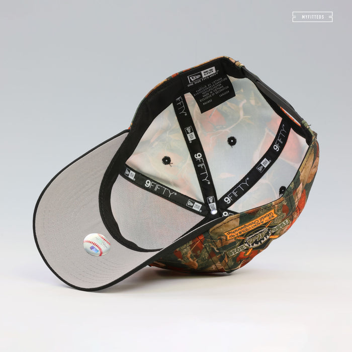 NEW YORK METS 1986 WORLD SERIES 30TH ANNIVERSARY LEAF CAMO 9FIFTY A-FRAME NEW ERA SNAPBACK HAT