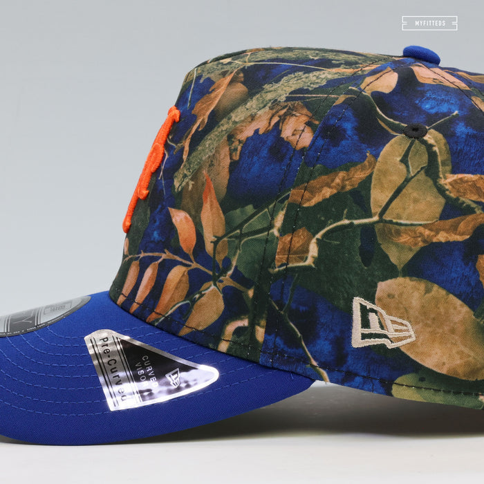 NEW YORK METS 1986 WORLD SERIES 30TH ANNIVERSARY LEAF CAMO 9FIFTY A-FRAME NEW ERA SNAPBACK HAT