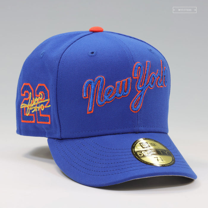 NEW YORK METS 2025 JUAN SOTO #22 40 HR 30 SB MILESTONE ALTERNATE JERSEY INSPIRED NEW ERA CAP