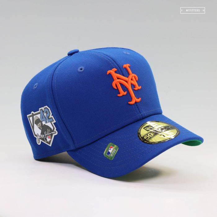 NEW YORK METS 2026 JACKIE ROBINSON DAY #42 ON-FIELD NEW ERA FITTED CAP