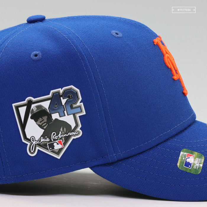 NEW YORK METS 2026 JACKIE ROBINSON DAY #42 ON-FIELD NEW ERA FITTED CAP