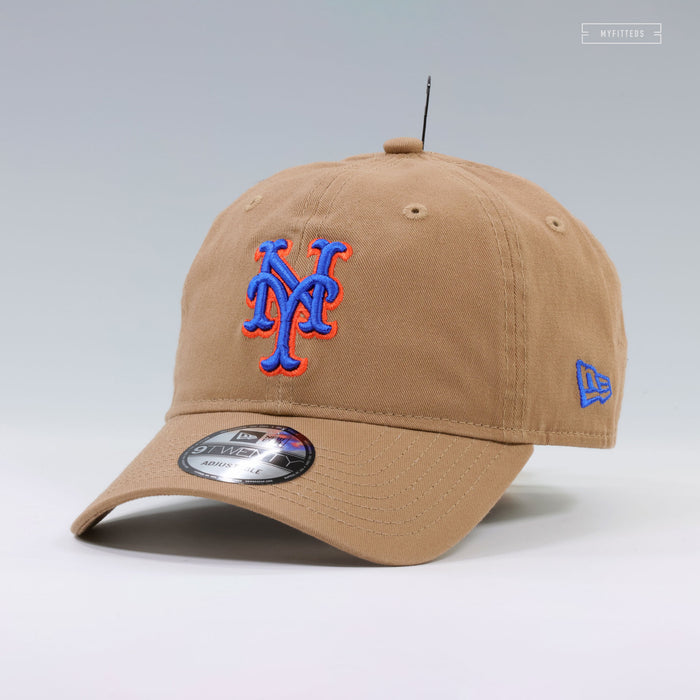 NEW YORK METS ALTERNATE BRITISH KHAKI NEW ERA 9TWENTY DAD HAT