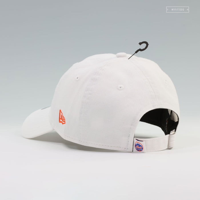 NEW YORK METS GLACIAL WHITE NEW ERA 9TWENTY ADJUSTABLE DAD HAT