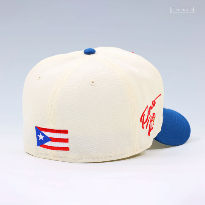 NEW YORK METS X PUERTO RICO LA ISLA DEL ENCANTO OFF WHITE NEW ERA FITTED CAP