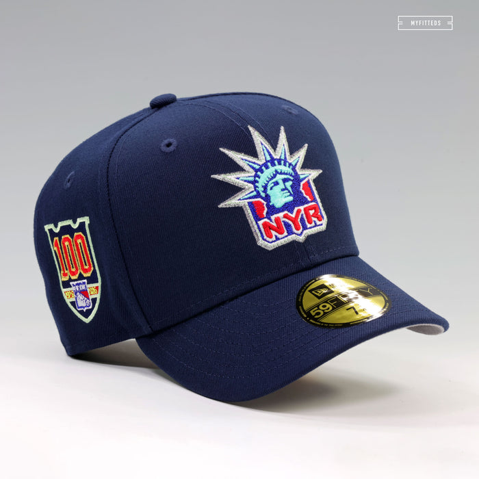 NEW YORK RANGERS 100TH ANNIVERSARY NEW YORK CITY NIGHT LIGHTS NEW ERA FITTED CAP