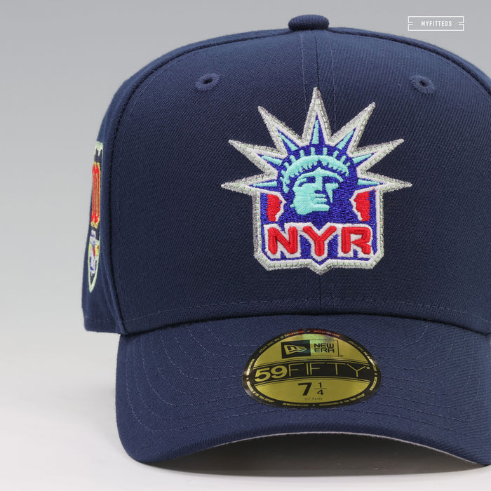 NEW YORK RANGERS 100TH ANNIVERSARY NEW YORK CITY NIGHT LIGHTS NEW ERA FITTED CAP