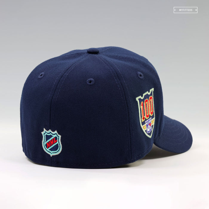 NEW YORK RANGERS 100TH ANNIVERSARY NEW YORK CITY NIGHT LIGHTS NEW ERA FITTED CAP