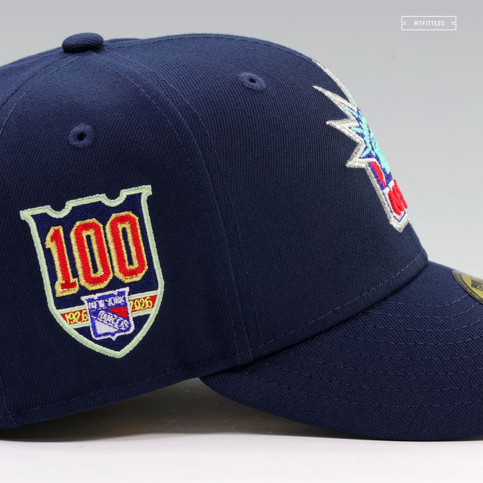 NEW YORK RANGERS 100TH ANNIVERSARY NEW YORK CITY NIGHT LIGHTS NEW ERA FITTED CAP